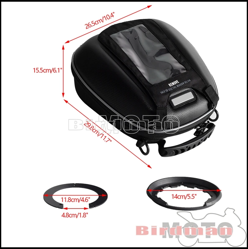 Motorcycle Waterproof Fuel Tank Bag For Kawasaki ZX-6R 10R 14R NINJA 650R 1000R Z 750 800 1000/R/SX KLE 650 1000 Versys ER-6N 6F