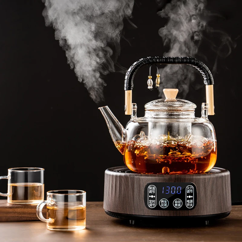 1300W Electric Heater Stove Tea Maker Electric Ceramic Stove Hot Plate Heating Furnace Water Boiler Smart Tea Boiler 220V