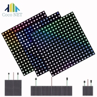 1~5Pcs WS2812B Smart Pixel Module Matrix 8x8 16x16 8x32 LED Flexible Individually Addressable Panel WS2812 RGB Digital Screen 5V