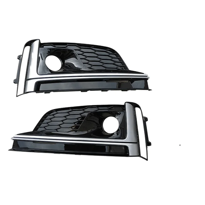 

Front Fog Light Lamp Cover for Audi A5 B9 Sline S5 2D 4D 2017 2018 2019 Honeycomb Mesh Grill Side Hex Grille 2pcs/Set