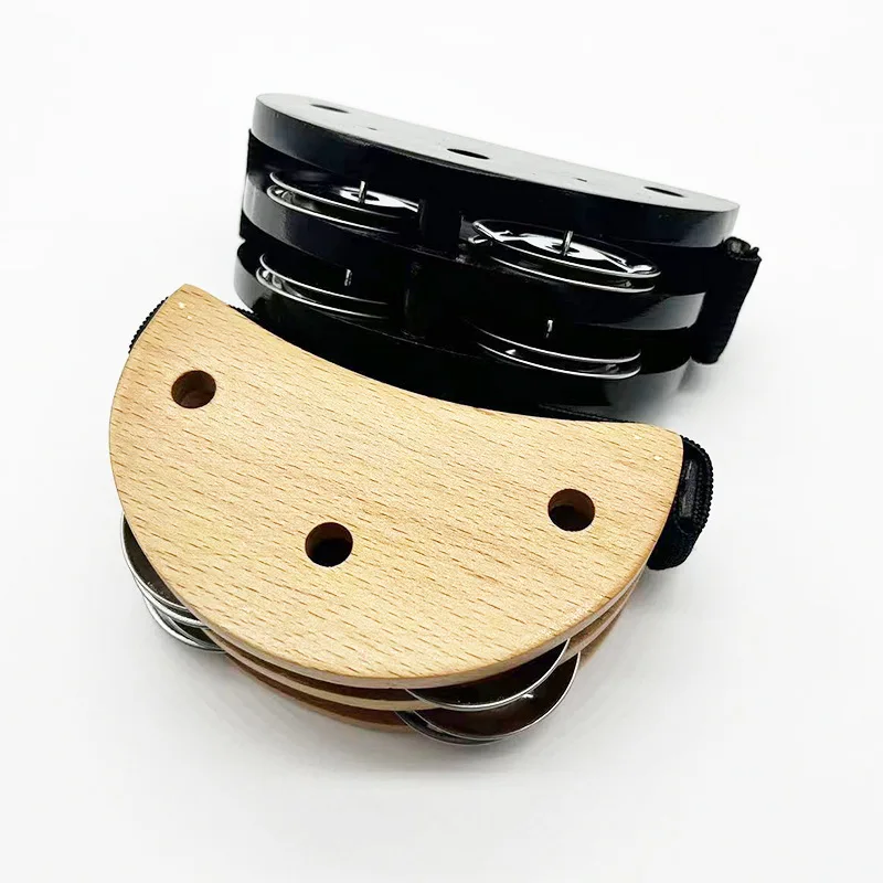 2PC Wooden Foot Steps Rattle Cajon Drum Cajon Drum Drum Accompaniment Folk Guitar Playing Singing Footbell Stepping On Bells