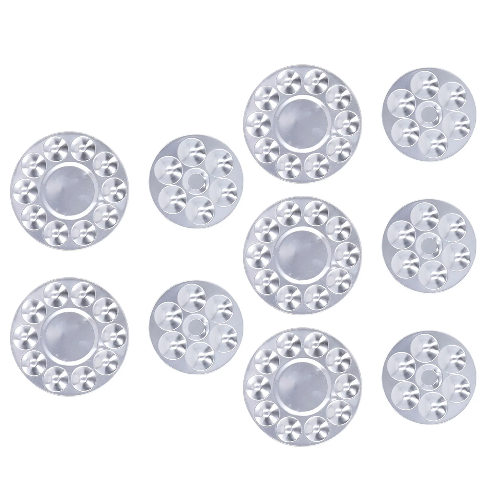 Round Paint Tray Metal Paint Tray Aluminium Alloy Round Shaped Sturdy  Widely Used for Watercolor