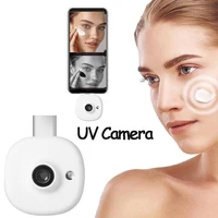 Mini cámara UV para iPhone, teléfono Android, protección solar Facial Visible, cámara UV portátil para prueba de protección solar