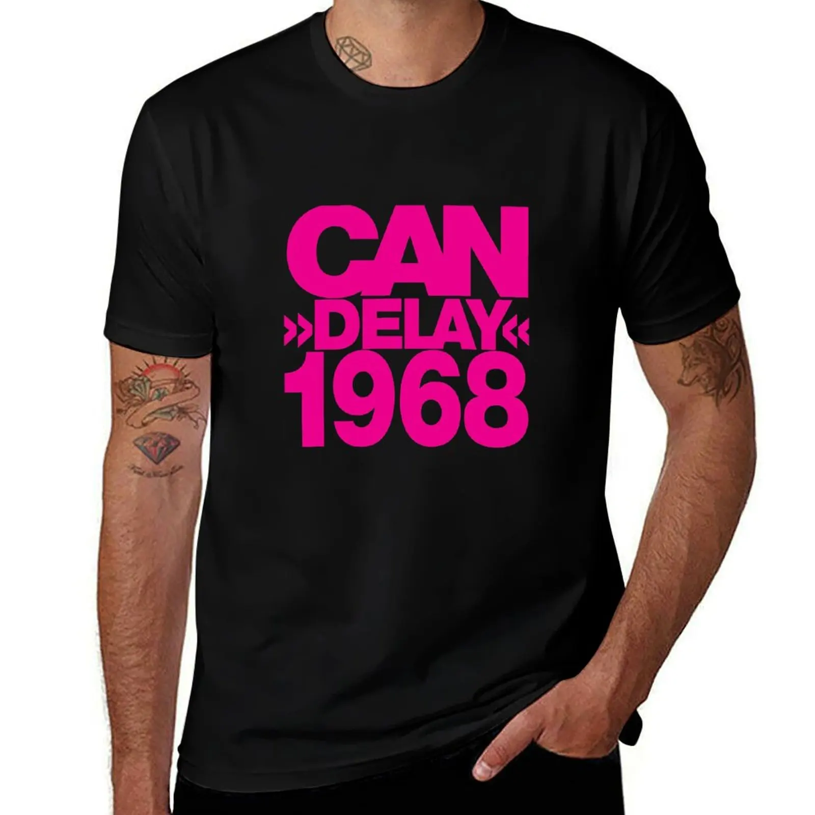 CAN Delay 1968 Print T-Shirt quick drying customs design your own t shirt men