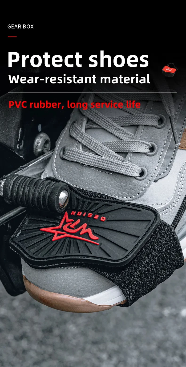 Motorrad Shift Pad Gummi Boot Schutzhülle Einstellbare Shifter Schild Anti Slip Pad Schuh Abdeckung Motorrad Schuh Schutz – Detail 3
