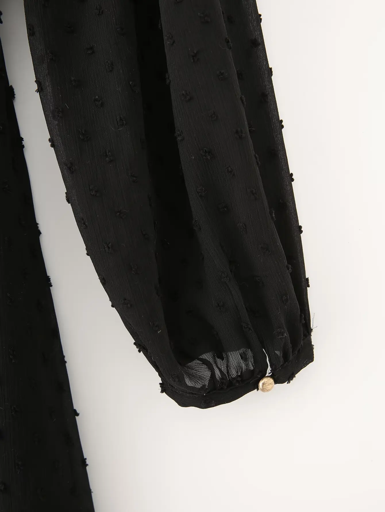 2025 NOVEDAD DE VERANO ropa de mujer temperamento decoración en capas vestido de gasa de manga larga con cuello en V