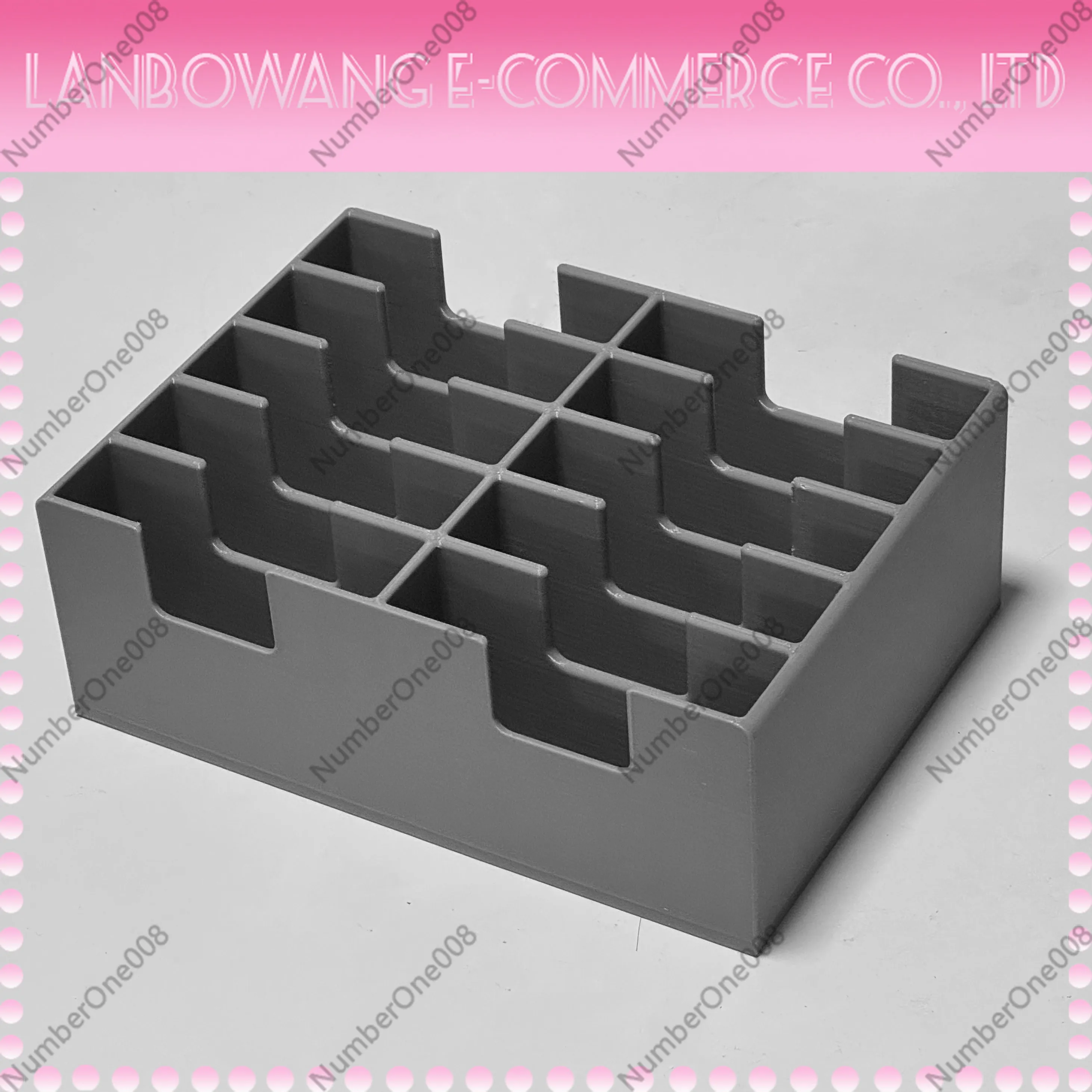 10-Bay 3.5 Inch Hard Drive Storage Case Protective Box for HDD SATA/SAS Organizer