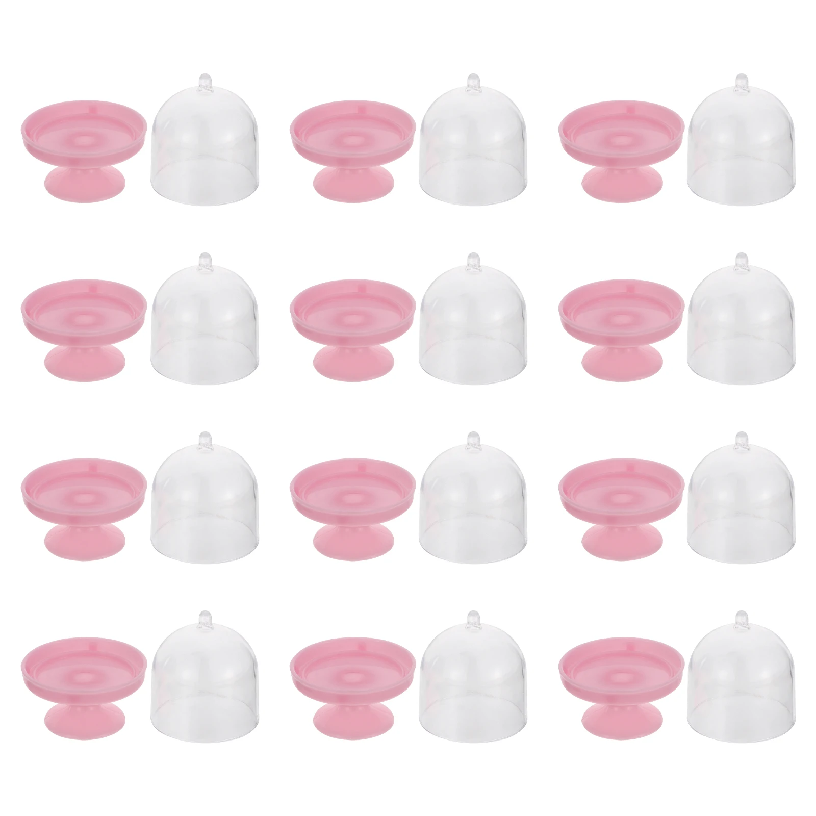 

12PCS Snack Boxes Stylish Food Grade Safe Environmental Plastic Candy Containers Kids Party Favor Bright Color Cookie Dessert