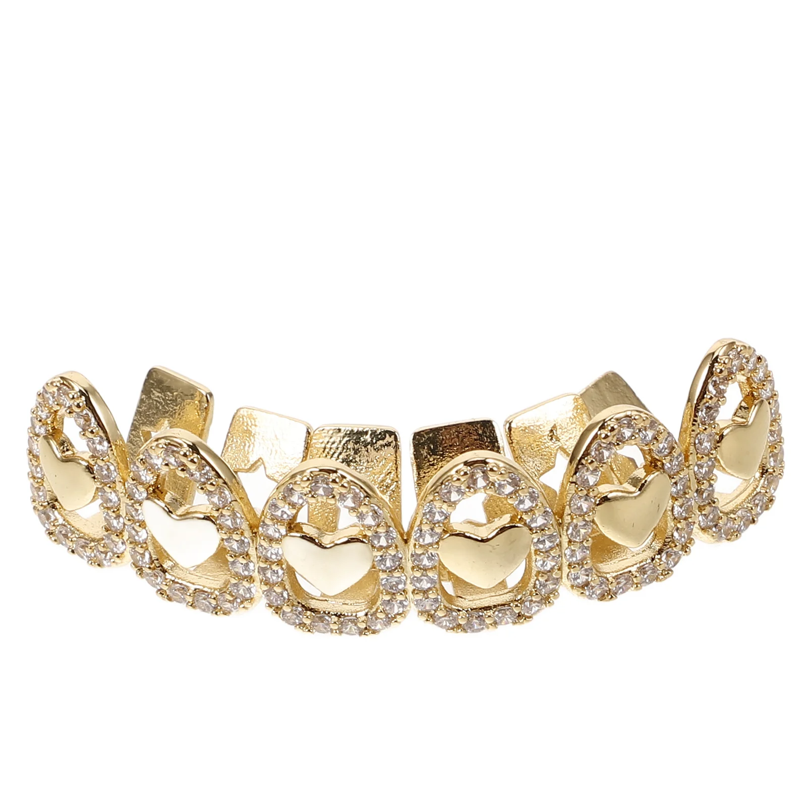 

Braces Tooth Grills Sequins Teeth Decor Charms Golden Jewelry Man