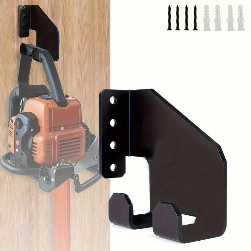 

Sturdy Metal Chainsaw Hanger Holder For Garage Wall Mount Heavy Duty Chainsaw Storage Rack With Screws Anchors