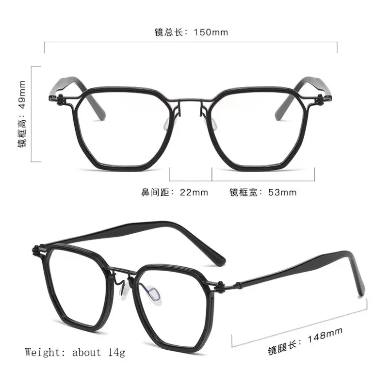 Round Acetate Tortoise Business Glasses Frames Fashion Men Women Designer Optical Eyeglasses Reading Myopia Eyewear Prescription