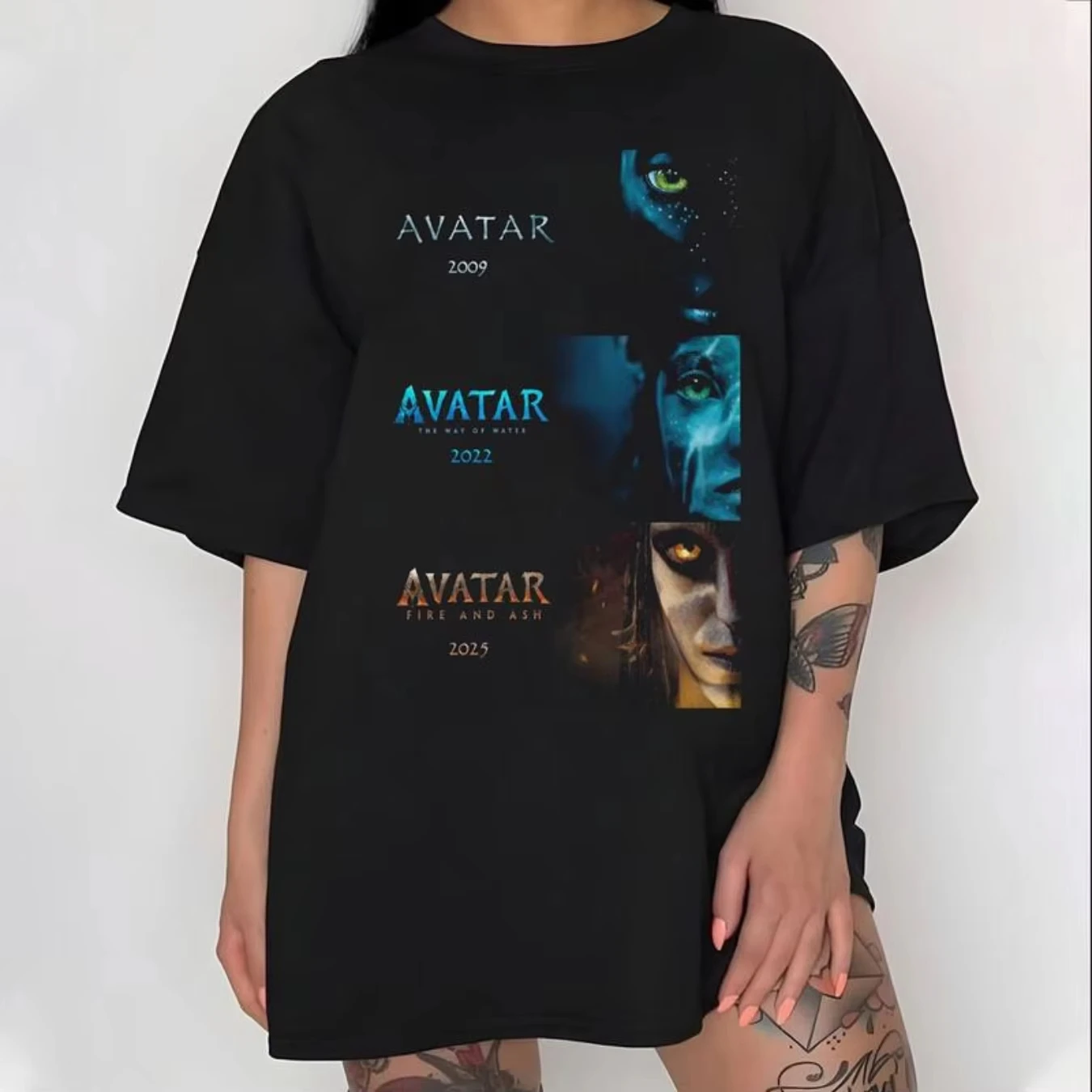 

Avatar 2009 To 2025 Inspired Shirt, Epic Sci Fi Fantasy Graphic Tee Summer Pandora Short Sleeve Women Men Tshirt, Cinematic Gift