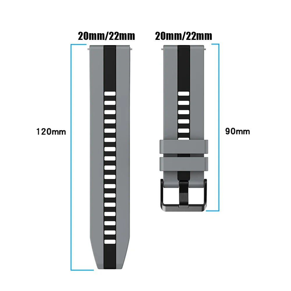 Cinturino in silicone 22mm 20mm per Huawei Watch GT 5 Pro/GT 4 3 2 42mm 46mm OROLOGIO 4 Pro Band HONOR Watch 4 Pro GS ES Cintura magica Correa