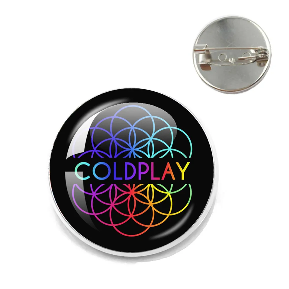 Music Of The Spheres Rock Coldplay Band Hot Music Album Picture Pin Hat Brooch Cute Decor Metal Jewelry Badge Fan Gift Lapel Pin