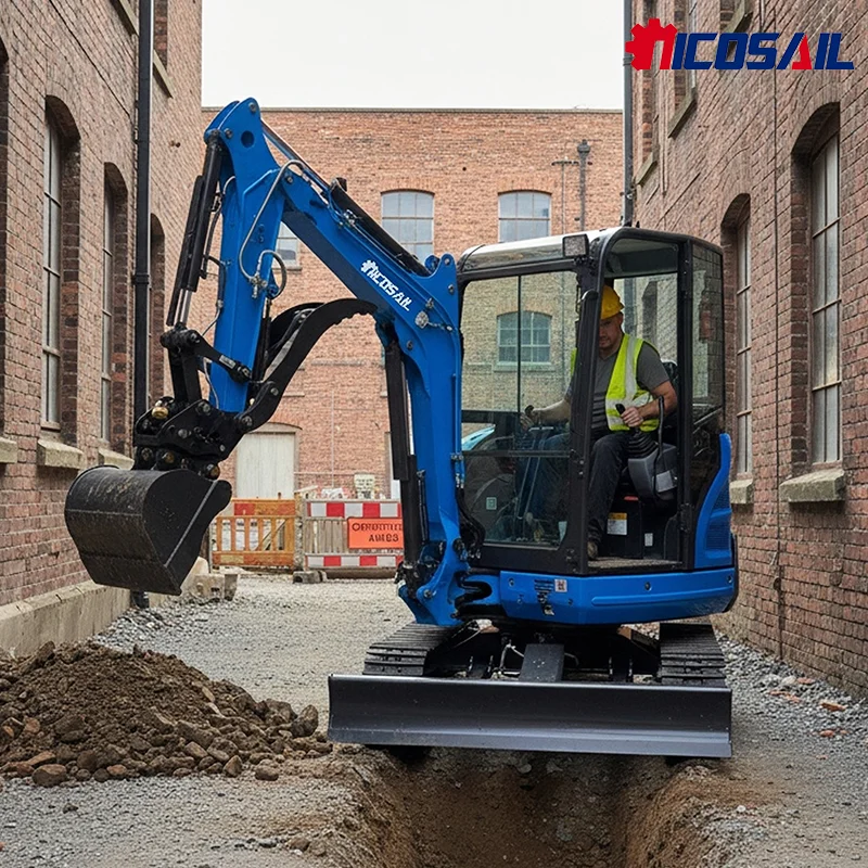 Koparka gąsienicowa Koparka hydrauliczna 2,6 ton Mini koparki Cena Mała koparka gąsienicowa CE EPA Chiny 1 tona 2 tony 3 tony 4 tony