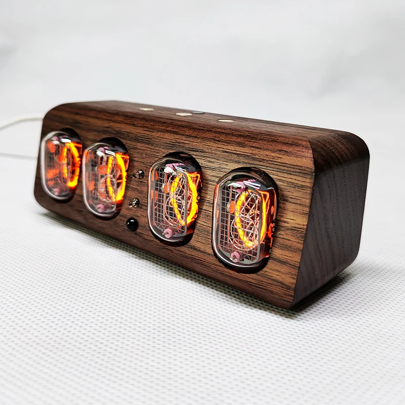 Creative Nixie Tube Digital Clock Electronic Calendar 6 Bit Time Clocks Creative Retro Desk Bluetooth Control Watch Boy Gift