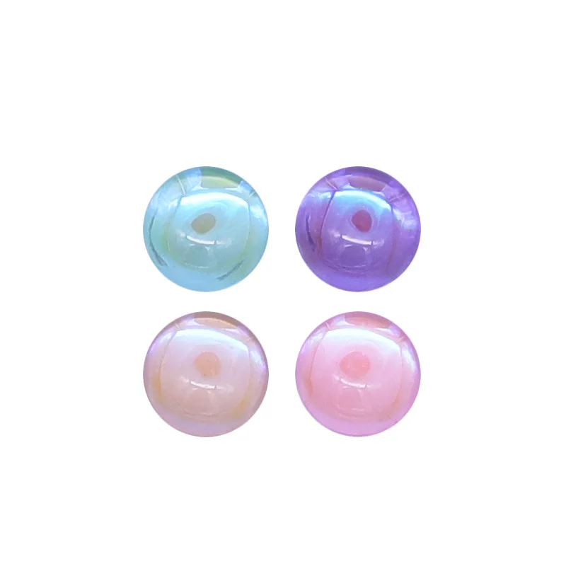 40 pièces 6mm dos plat 3D Nail Art décoration strass accessoires hémisphérique sirène perles charme pour ongles manucure fournitures