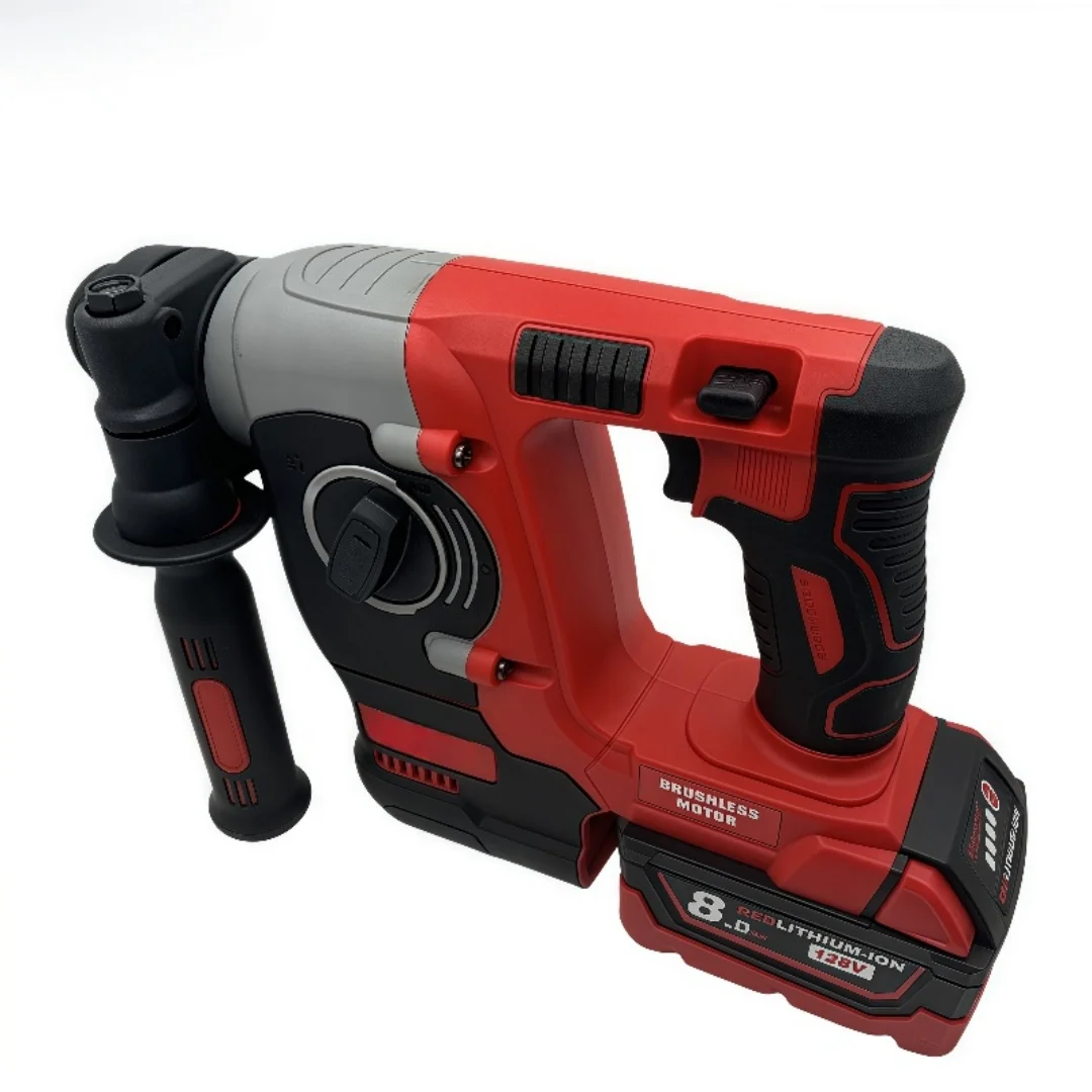 مثقاب مطرقة كهربائي بدون فرش قابل لإعادة الشحن مطرقة دورانية لاسلكية أداة الحفر والإزميل لبطارية ميلووكي M18