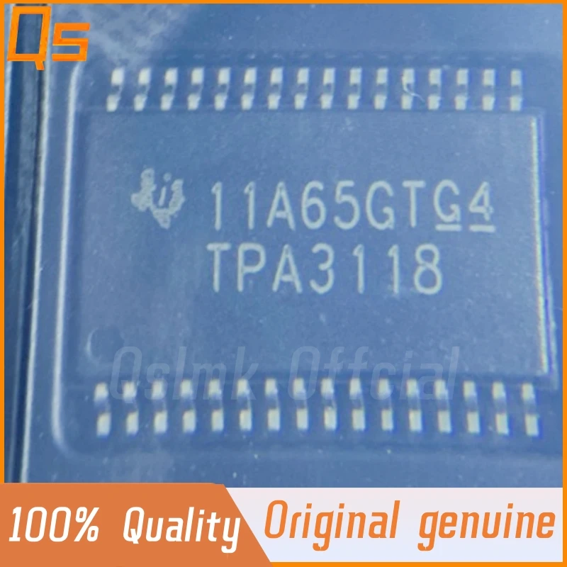 

New Original TPA3118 TPA3118D2DAPR HTSSOP-32 Mono Class D Audio Amplifier IC Chip