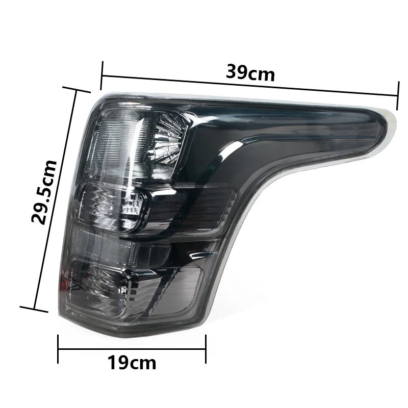 الخلفية عكس الفرامل وقف مصباح بدوره إشارة مؤشر الفرامل وقف مصباح المصابيح الخلفية لميتسوبيشي تريتون L200 2015-2018 مصباح إيقاف السيارة #3