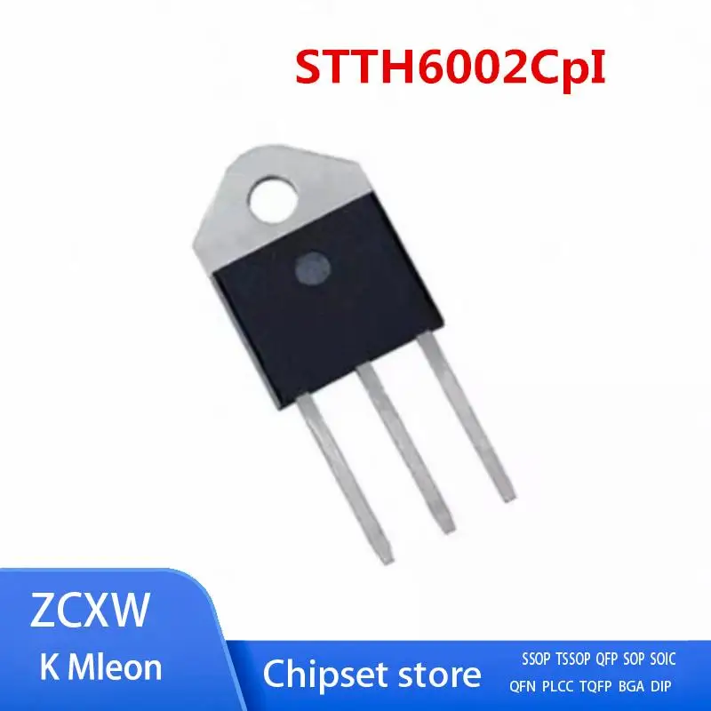 5PCS/LOT     STTH6002CPI  STTH3002CPI TO-3p  60A 200V