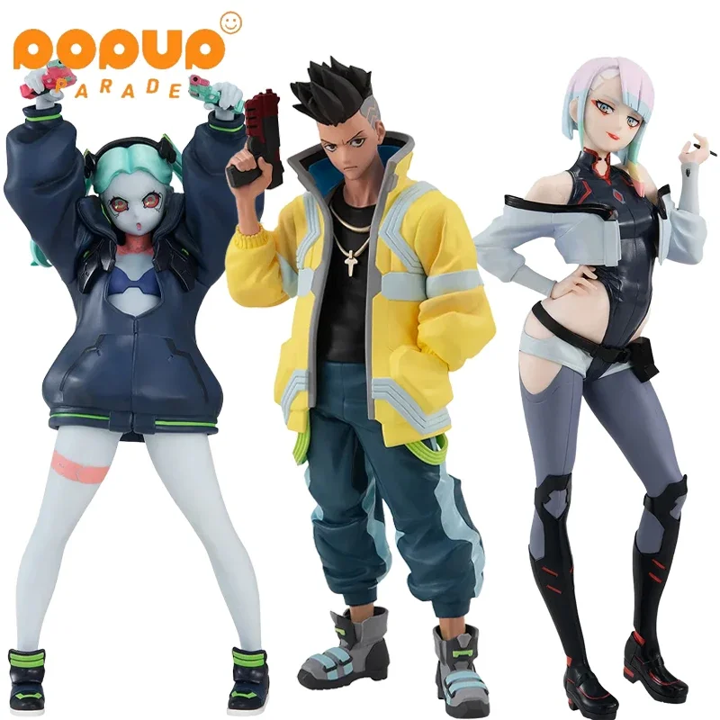 

Original Good Smile POP UP PARADE Cyberpunk Edgerunners Rebecca David Lucy Action Figure Toys 17cm Anime PVC Model Xmas Gift