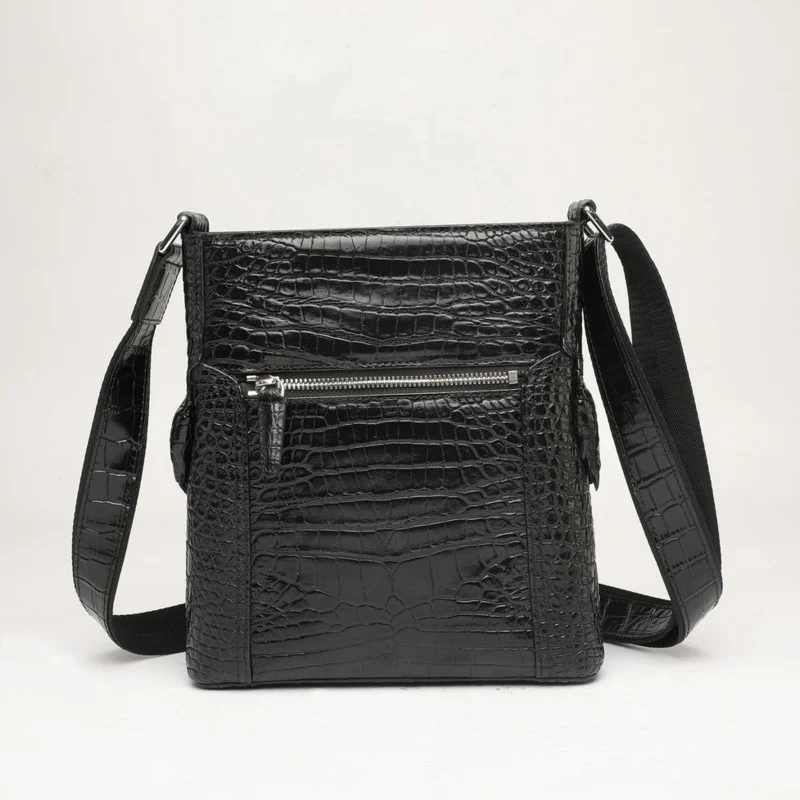 Genuine Leather Men\'s Business Single Shoulder Briefcase Luxury Fashion Messenger Bag High Quality Classics Crossbody Handbag