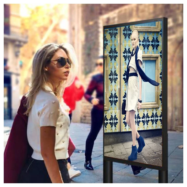 32 43 49 Inch Outdoor Advertising LCD Display Digital Signage Ip65 LCD Advertising Display Outdoor Kiosk