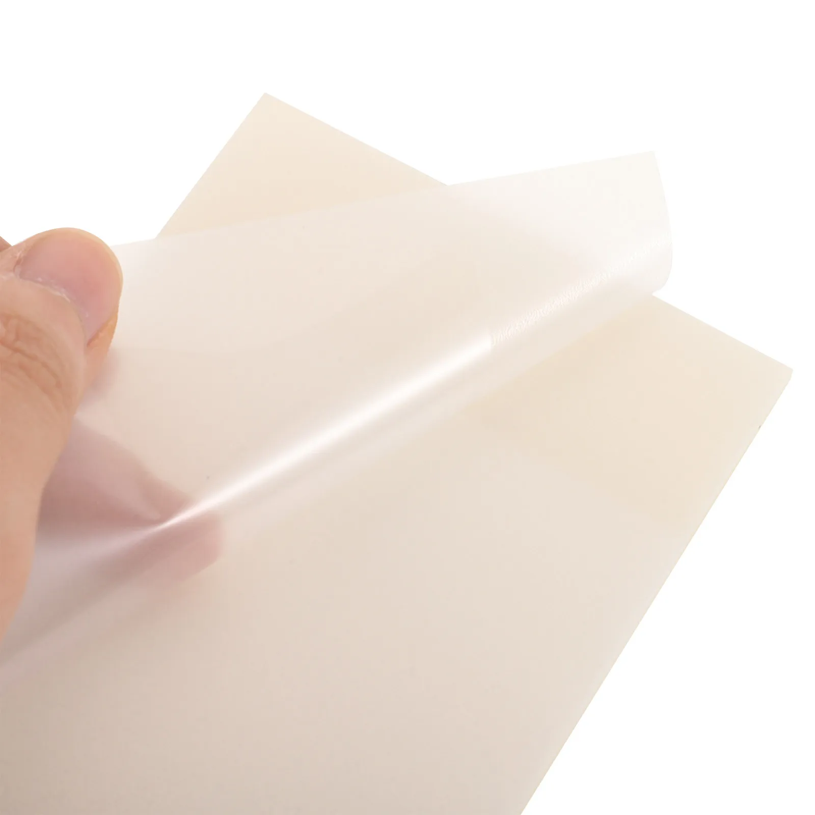 20Pcs Transparent Self-Adhesive Note Pads Waterproof Repositionable Sticky Tabs for Office School Planner Journal Annotation