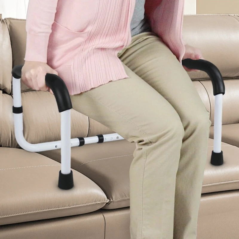 Tool-free Sofa Standing Frame,Height Adjustable Assist Bracket,Removable Anti-slip Grab Bar,Household Standing Aid Frame