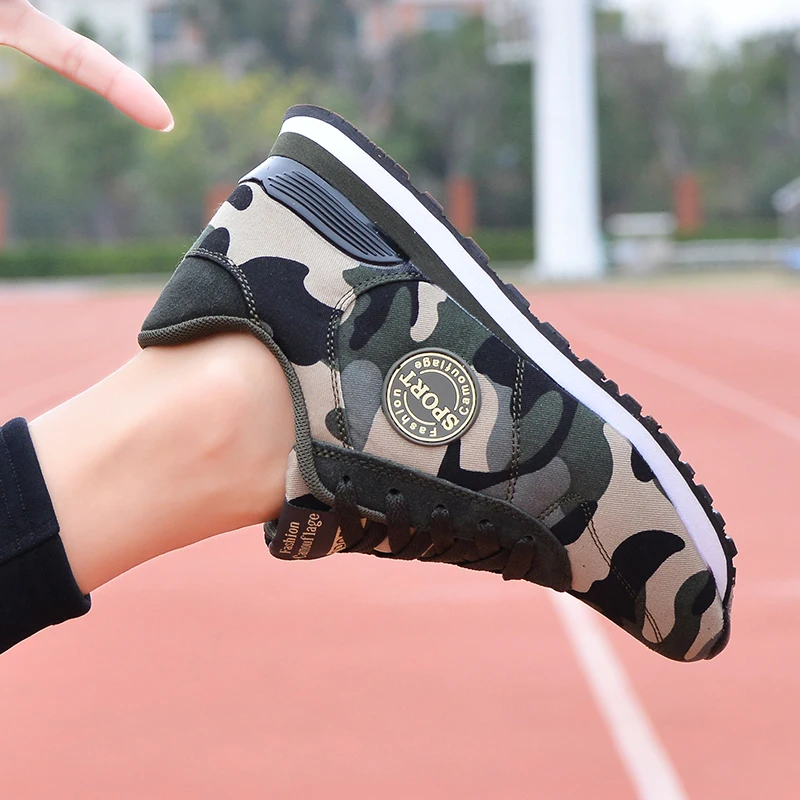 2026 Spring High Top Wedge Platform Sneakers Women Casual Shoes Ladies Sneakers Camouflage Women Shoes Basket Femme