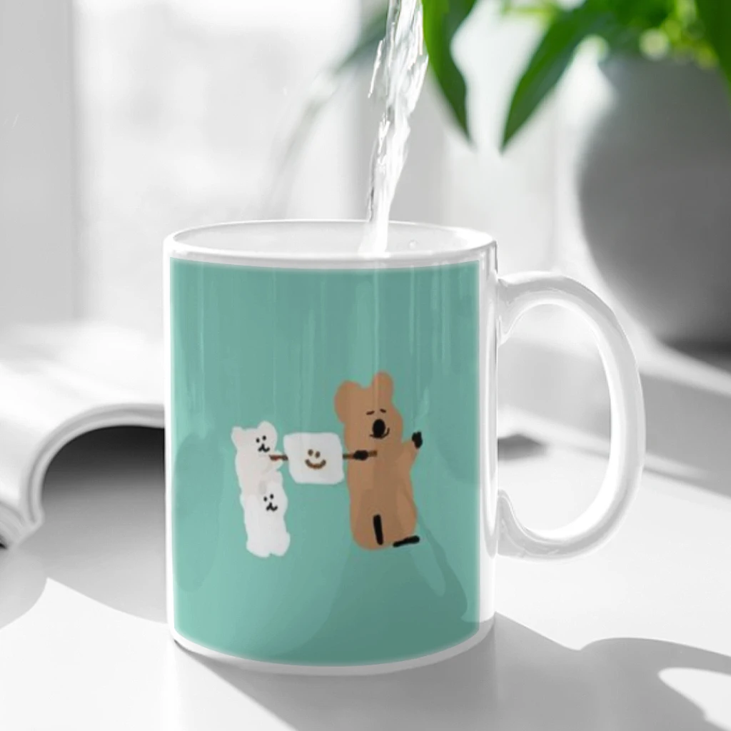 Cartoon koala d-dinotaeng Free shipping Coffee Cups Ceramic cups creative cups and cute mugs Personalized Gift Cup For Tea