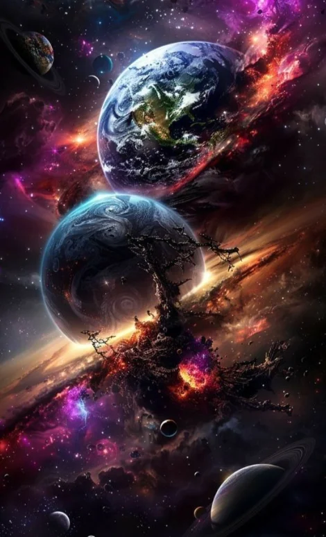 

Пазлы «Пейзажи двух больших планет» 500/1000/1200/2000 элементов, семейные игры для игровой комнаты, спальни, подарки