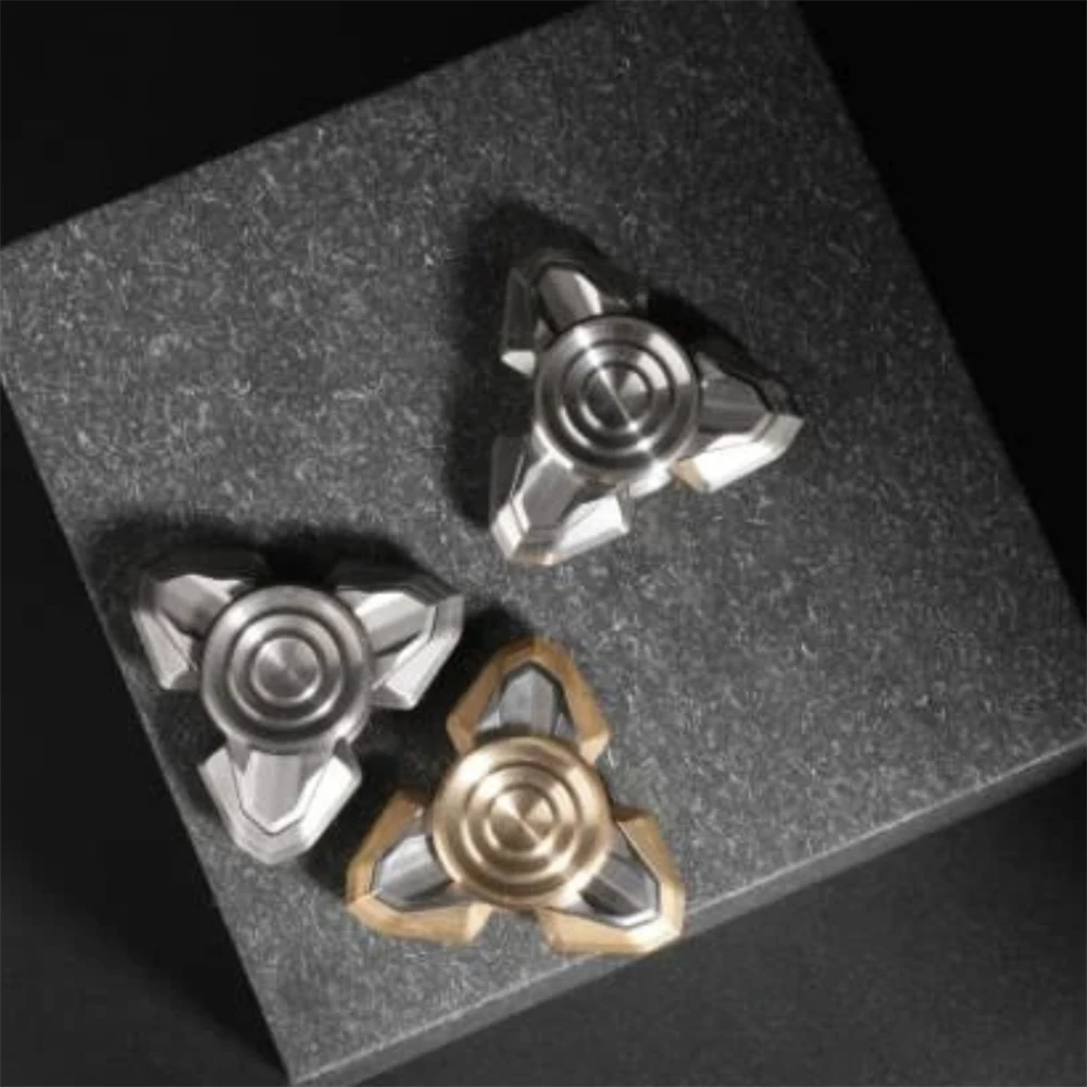 NOVO Koper Staal Fidget Spinner EDC Slider Speelgoed Anti Stress Hand Spinner voor Kinderen Volwassenen ADHD Angst Relief Zintuiglijke Speelgoed