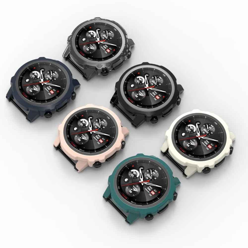 Защитный чехол с рамкой из поликарбоната для смарт-браслета Huami AMAZFIT FALCON, ремешок для часов, стеклянная пленка для экрана amazfit falcon чехол