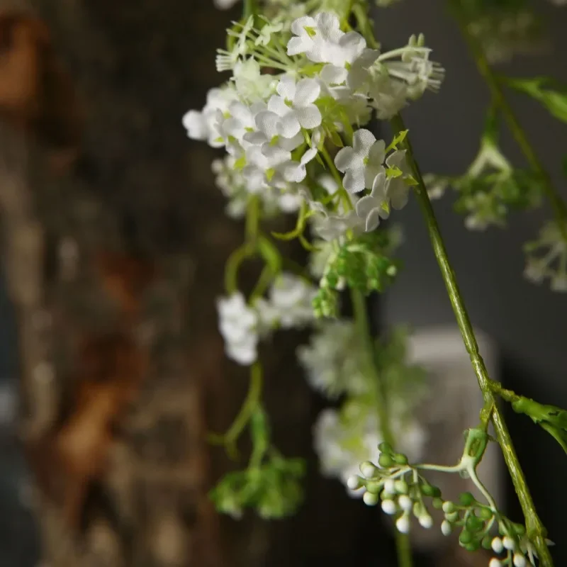 Artificial Flowers 100cm Snow Willow Wedding Flower Silk Texture American Pastoral Style Living Room Decoration Diy Props