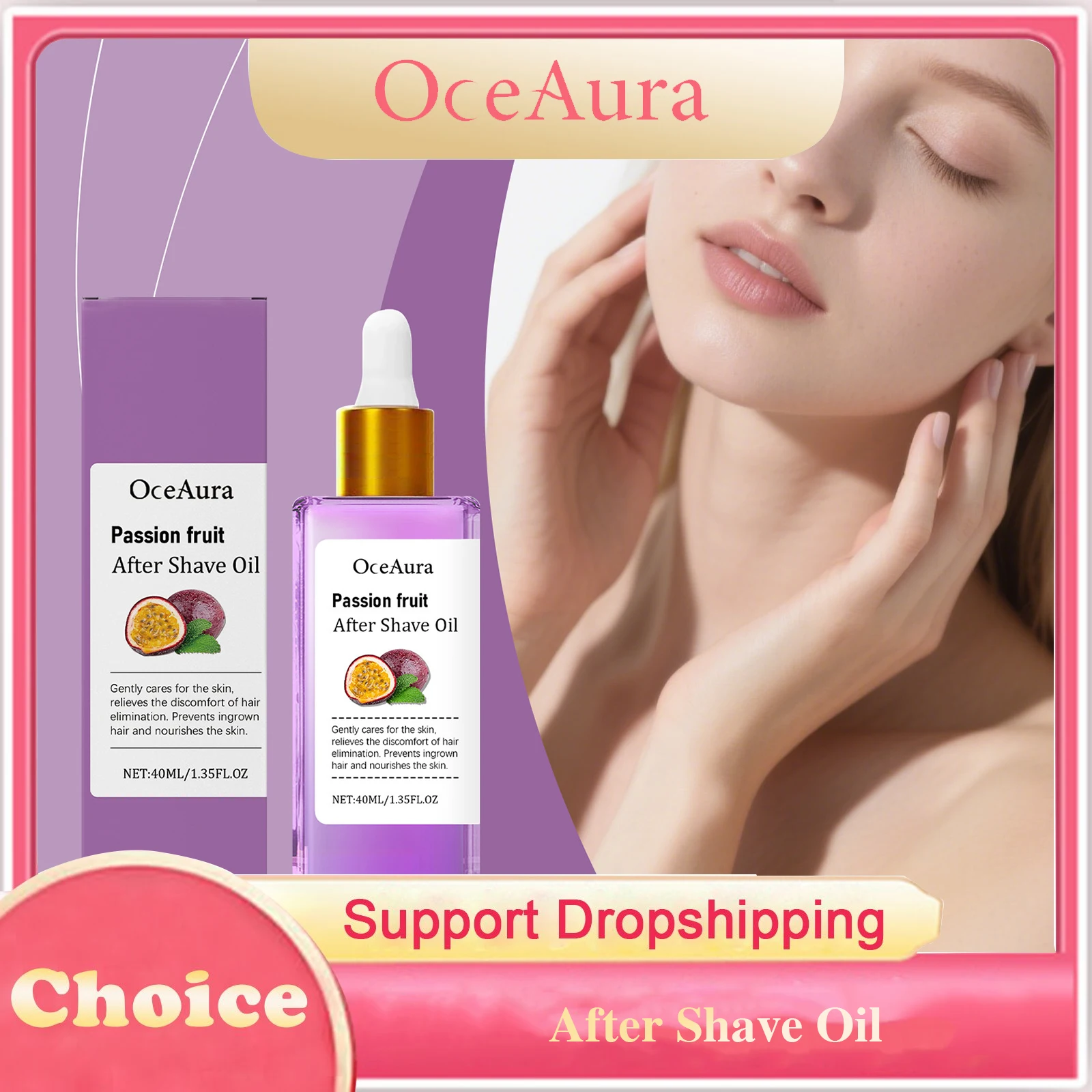 After Shave Oil Skin Repairing Post-Shave Redness Relieve Ingrown Hair Discomfort Smooth Hydrating Shaving Hair Removal Care Oil