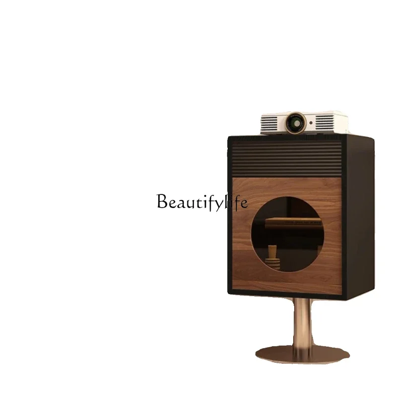 

ls 04All solid wood black retro side cabinet modern simple small apartment corner cabinet solid wood