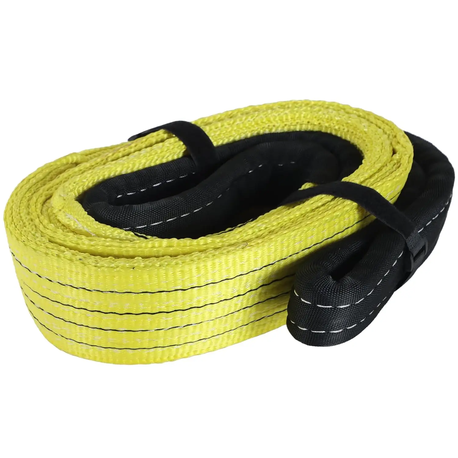 

Ремни для подъема грузов 4 дюйма x 20 футов, усиленные, грузоподъемность 11200 фунтов, для лебедок, грузовиков, буксировочного и подъемного оборудования