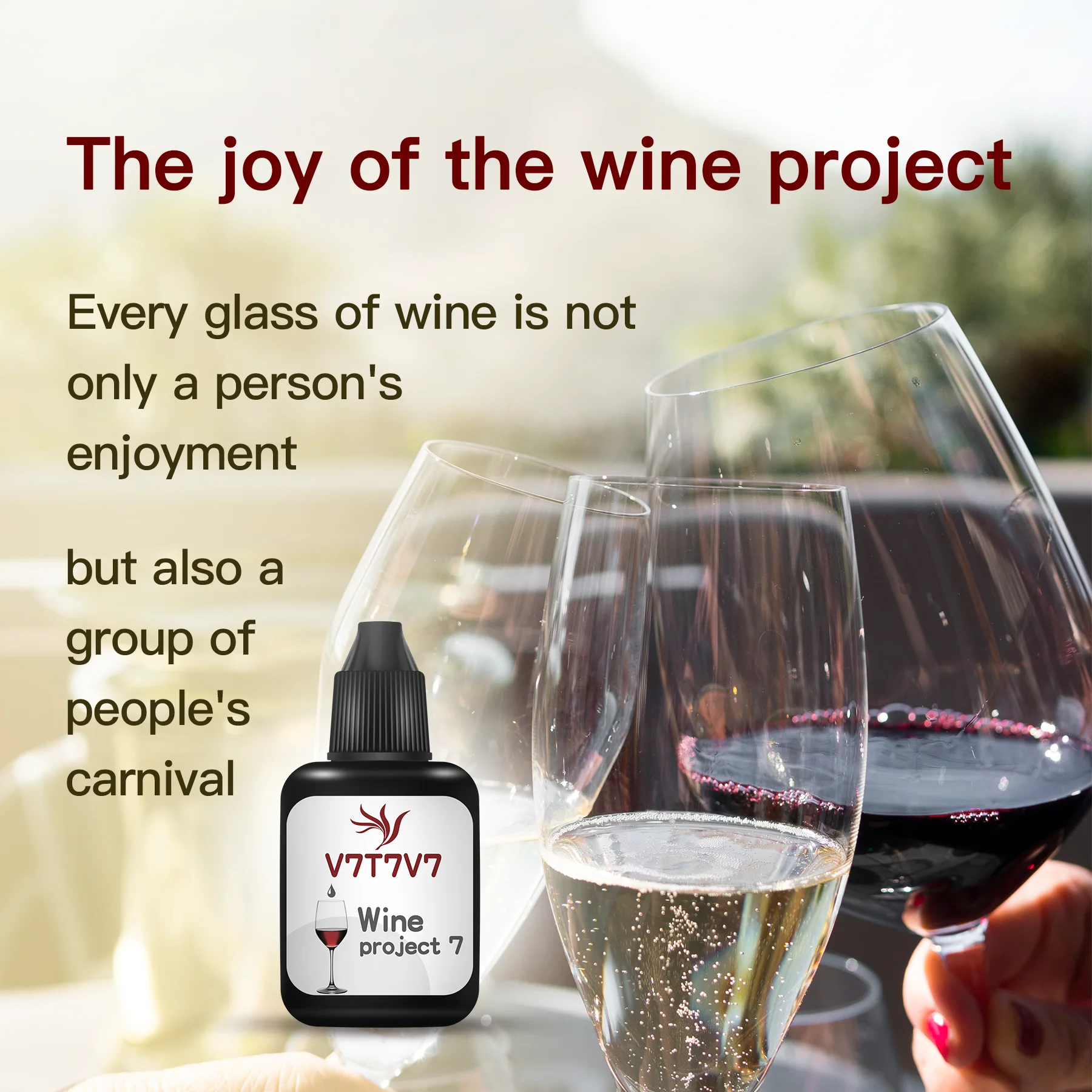 Remove sulfites and histamines, eliminate headaches, reduce wine allergies, V7T7V7 wine sulfite filter