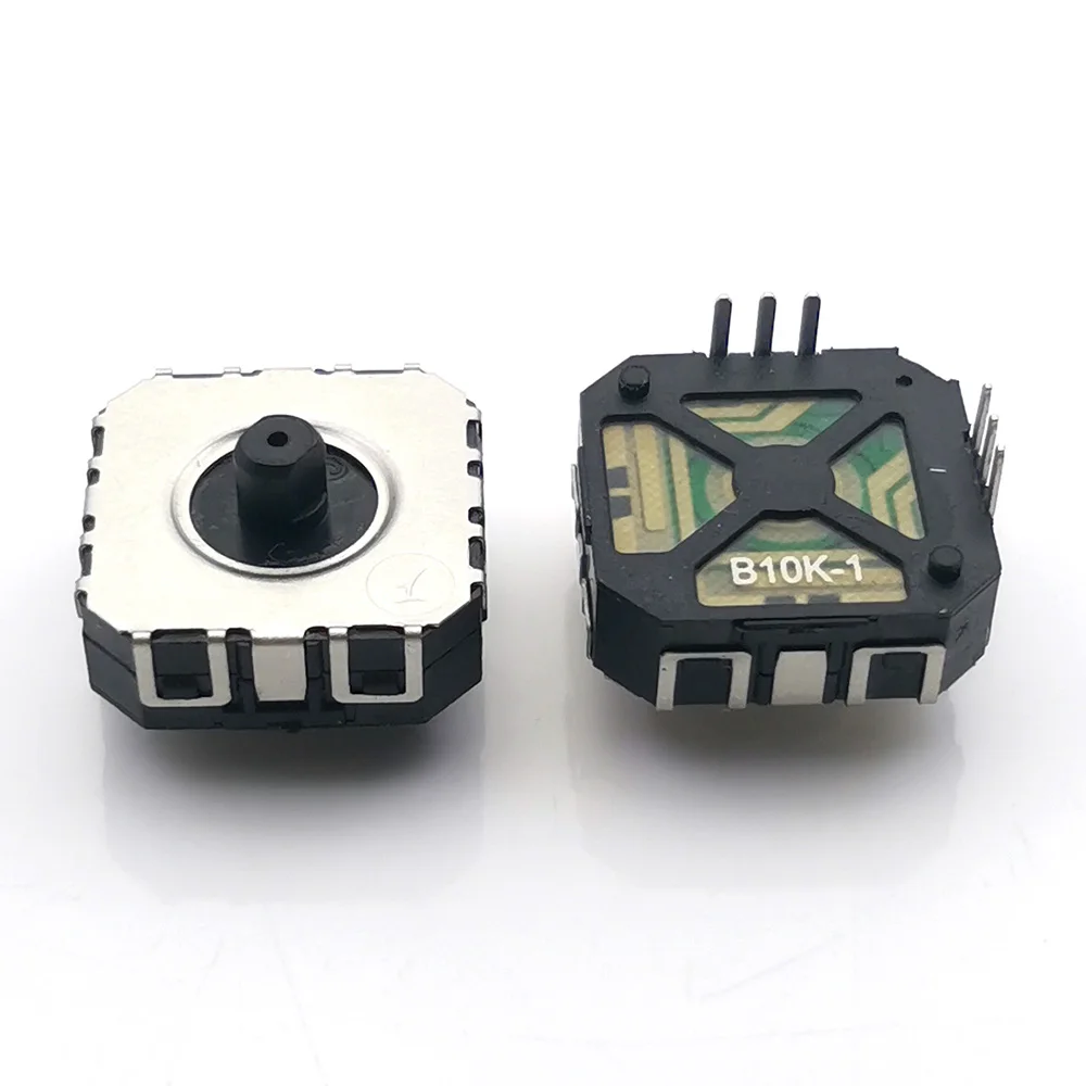 2pcs 6pin Sliding Joystick Multifunctional Potentiometer B10K-1 Rocker Handle with Push Button Switch Direction Keys For PSP