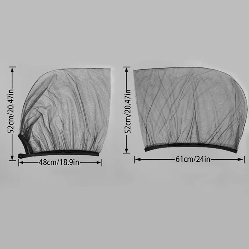 Car Window Net Car With The Car Sunshade Anti-mosquito Insect Ventilation Breathable Shading Cooling Car Door Screen Window