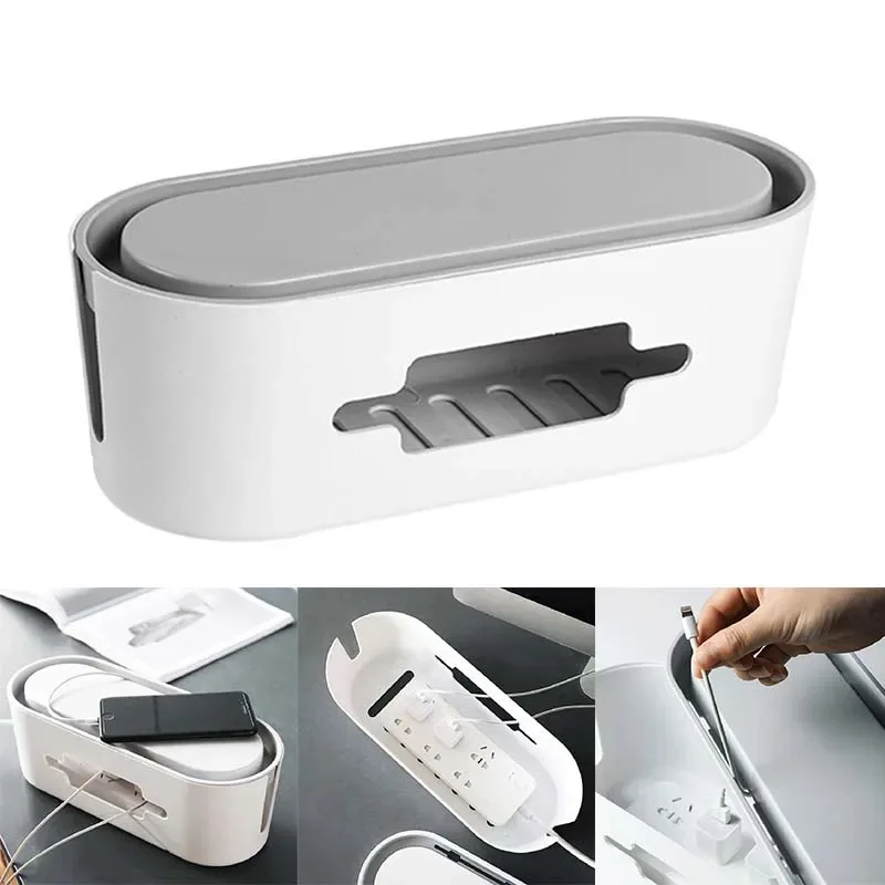 

1 шт., ящик для хранения электронных кабелей, органайзер для проводов, защита от пыли, аксессуары для управления зарядным устройством