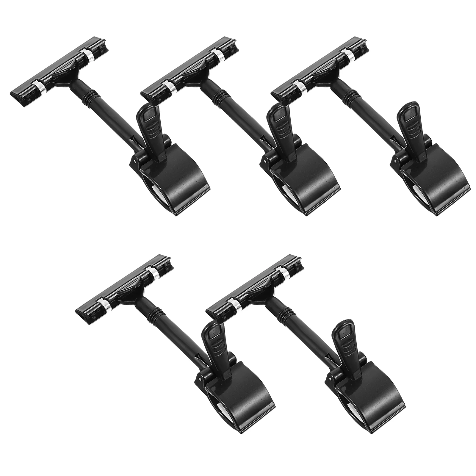 5 Pcs Advertising Clip Plastic Label Holder Rack Price Clamp Stand Bracket Display Tag Supermarket