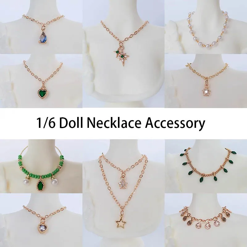 1/6 BJD Supermodel Doll Accessories Original Design Luxury Gemstone Necklace Doll Daily Party Dinner Dress Up Jewellery