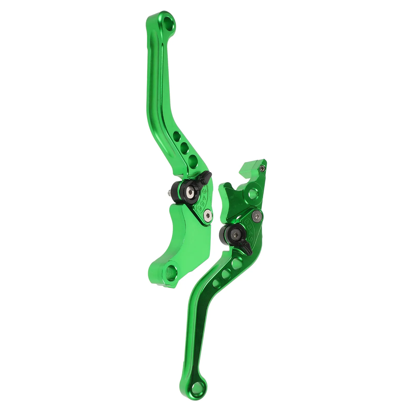 

2Pcs Motorcycle Brake Clutch Levers Short Cnc Aluminum Adjustable Brake Handle Clutch Lever Set for High Performance