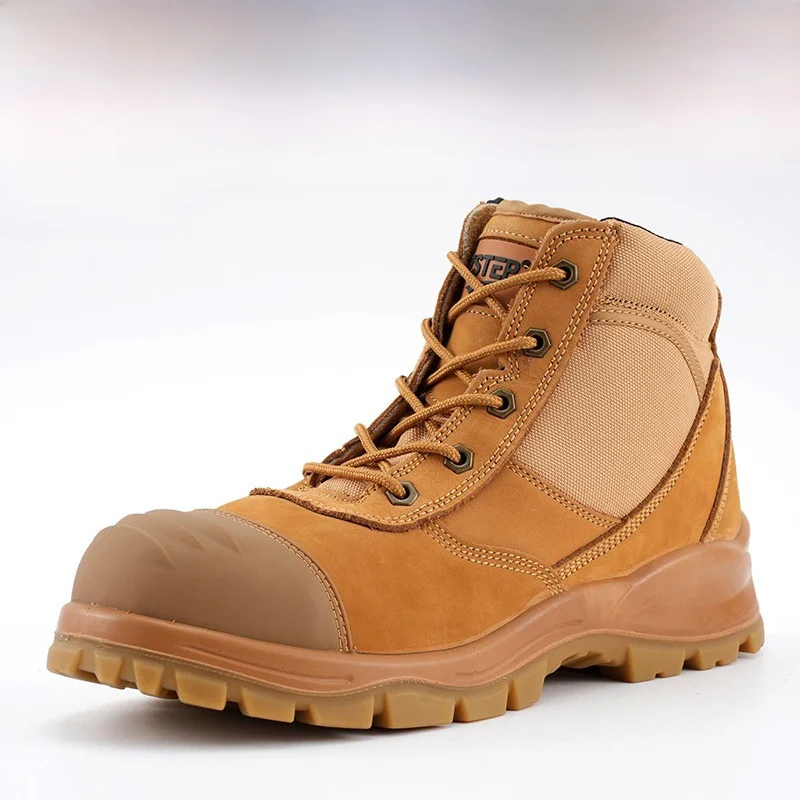 

Anti-Slip Se Work oes Men Women Cross-Border Labor Protection Boots Durable Cowhide Material Cru-Resistant Puncture-R...