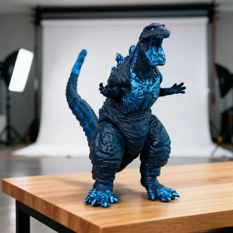 2026 New Godzilla Movie New Roar Red Lotus Godzil Lafigure Model Toy Children's Birthday Gift - view 5