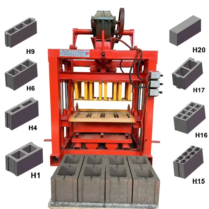 Energy Saving Interlocking Brick Machine CE Approved Low Maintenance with Custom Molds Hydraulic Press Type for Small Business
