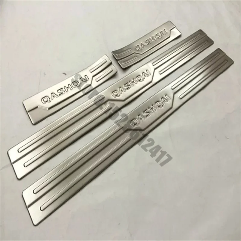 fit High Quality Stainless Steel Scuff Plate Door Sill Trim Welcome Pedal for Nissan Qashqai J11 2015-2021 Car Styling